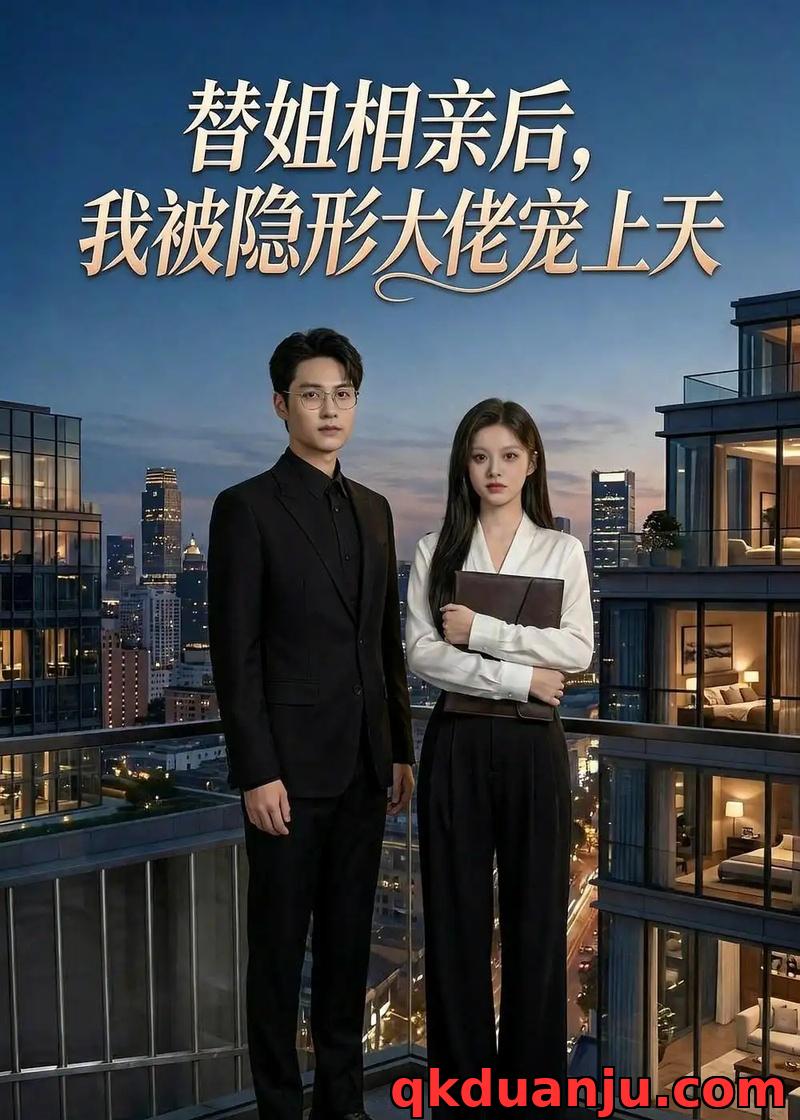 短剧 替姐相亲后，我被隐形大佬宠上天（54集全）AI短剧