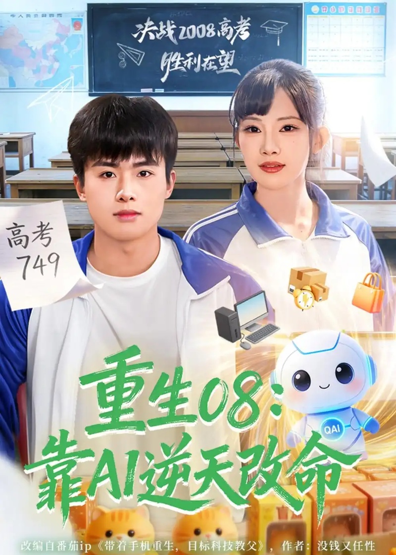 短剧 重生08：靠AI逆天改命（80集全）赵熠城/梁馨